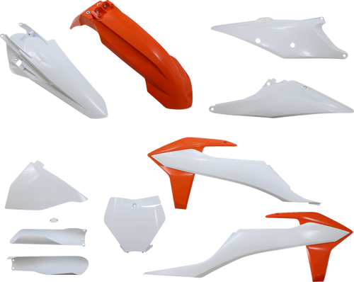 Full Replacement Body Kit - OEM White/Orange