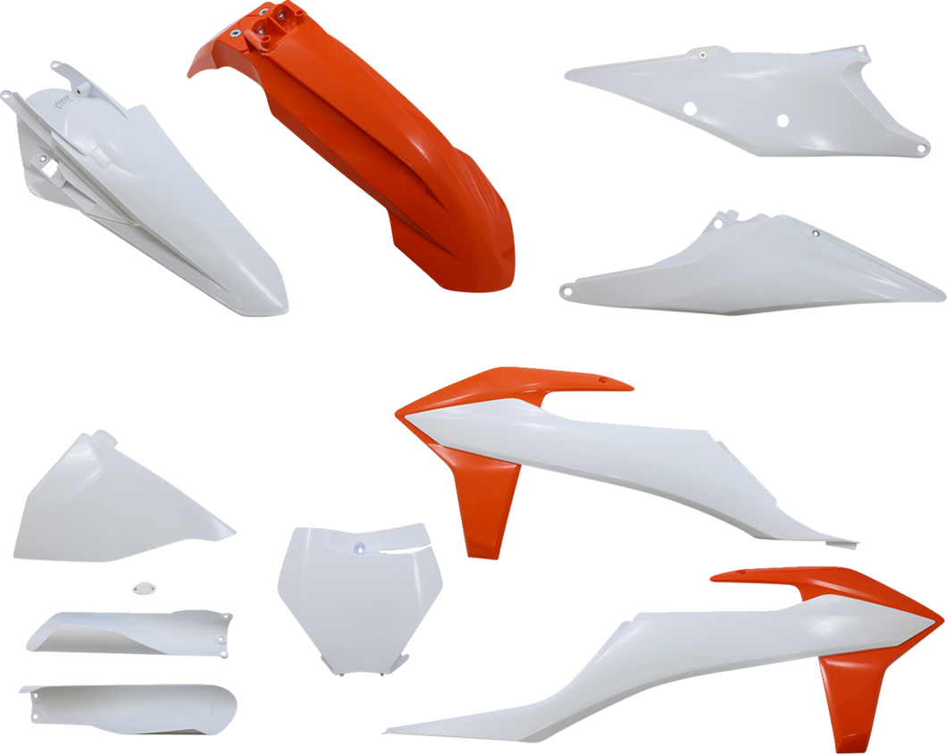 Full Replacement Body Kit - OEM White/Orange