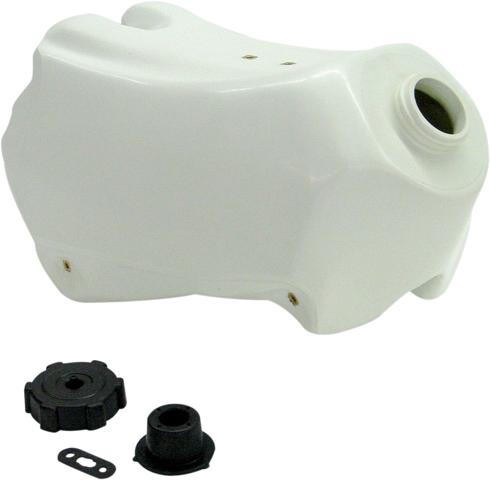 Large-Capacity Gas Tank - White - Yamaha - 3.4 Gallon - Lutzka's Garage