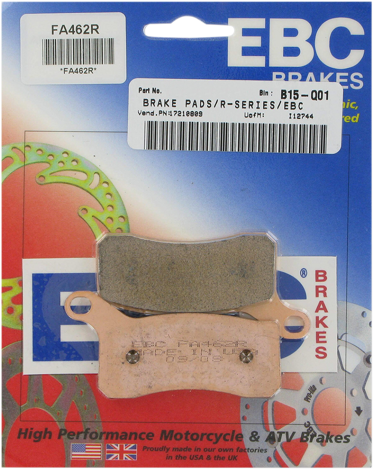 Sintered "R" Brake Pads