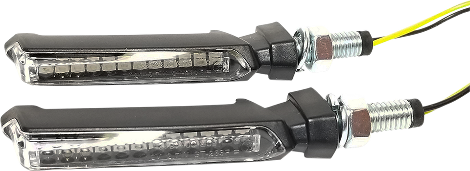 Sequential LED Marker Lights - Universal - Clear Lens