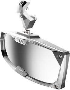 Mirror - Halo R - Rear View - Rectangle - Silver - Pro Fit - Lutzka's Garage