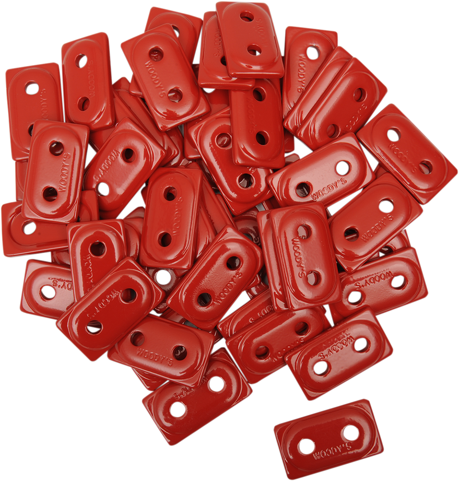 Support Plates - Red - 48 Pack - Lutzka's Garage