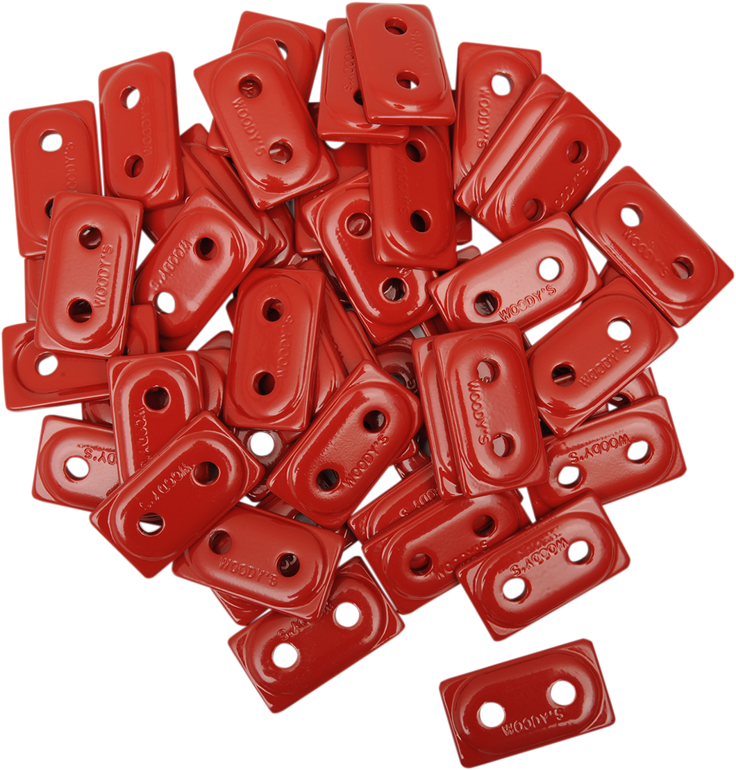 Support Plates - Red - 48 Pack - Lutzka's Garage