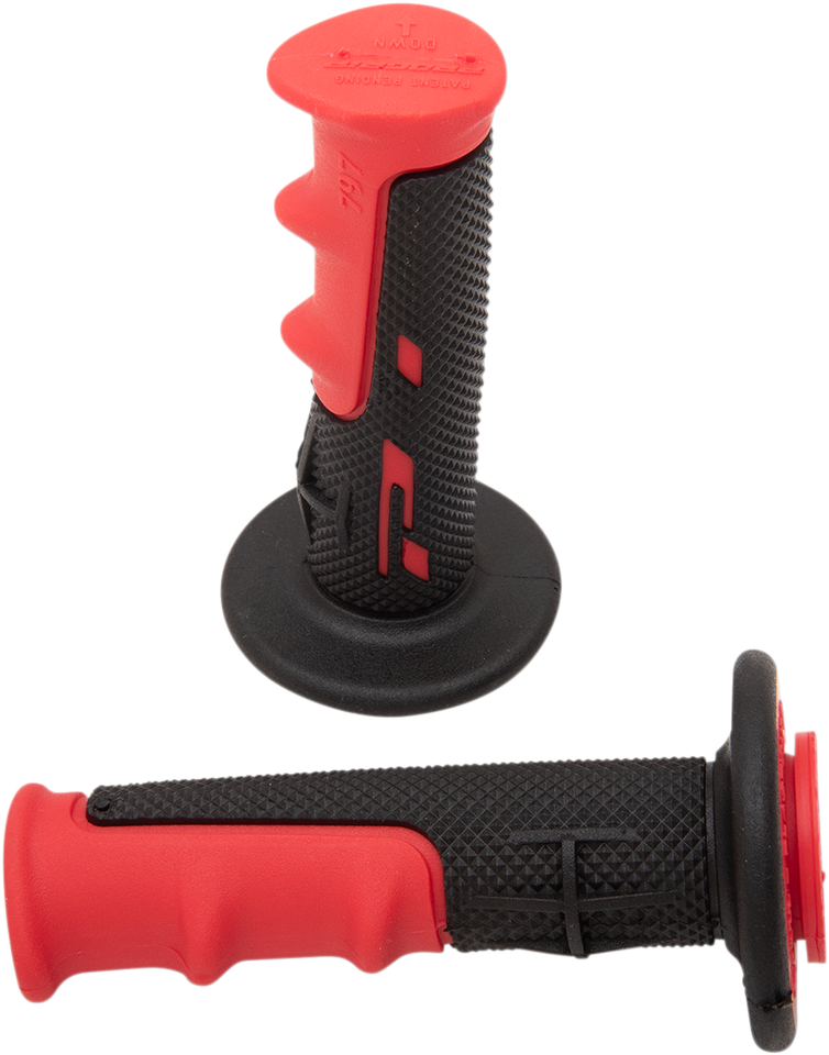 Grips - Cross - 797 - Red/Black - Lutzka's Garage