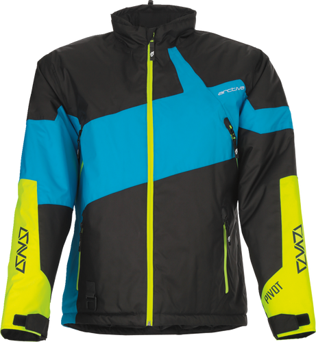 Pivot 6 Jacket - Black/Blue/Hi-Vis - Small - Lutzka's Garage