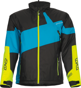 Pivot 6 Jacket - Black/Blue/Hi-Vis - Small - Lutzka's Garage