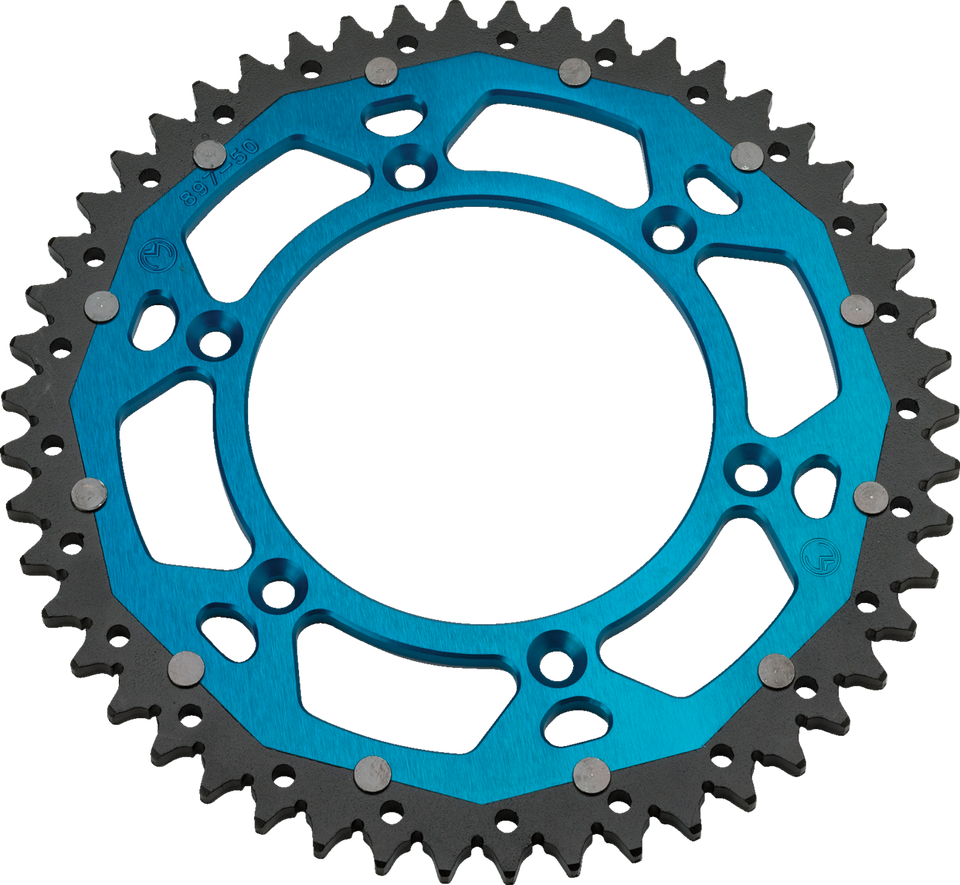 Dual Sprocket - Blue - 50 Tooth - Lutzka's Garage