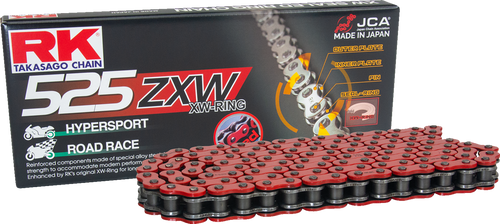 525 ZXW - Drive Chain - 120 Links - Red - Lutzka's Garage