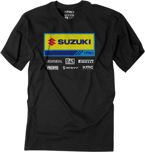 Suzuki 21 Racewear T-Shirt - Black - Medium - Lutzka's Garage