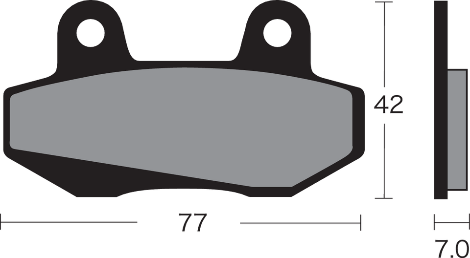 Semi-Metallic Brake Pads