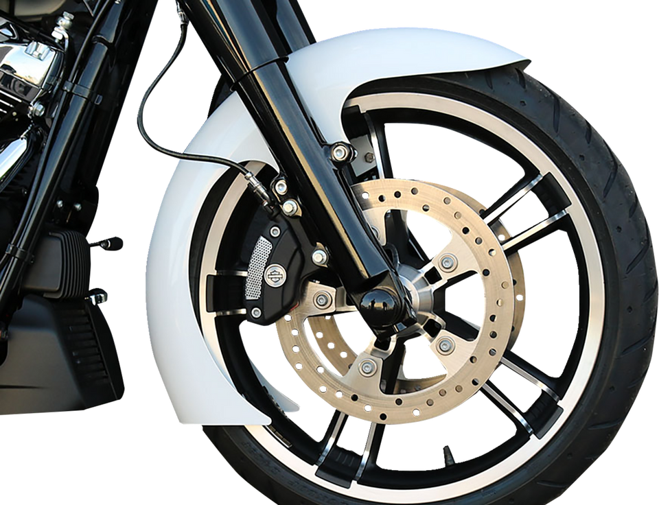 DEI Front Fender - OEM - 16"-19" Wheel - With Black Adapters - Touring Models