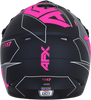 FX-17 Helmet - Aced - Matte Black/Pink - XS - Lutzka's Garage