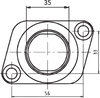 Carburetor Mounting Flange - Polaris