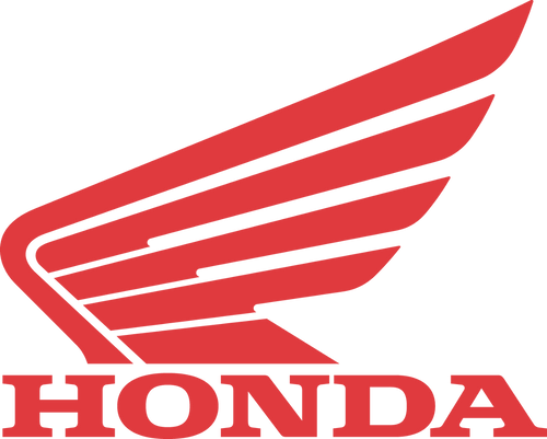 Logo Decals - Honda Wing - Red - 3 Pack - Lutzka's Garage