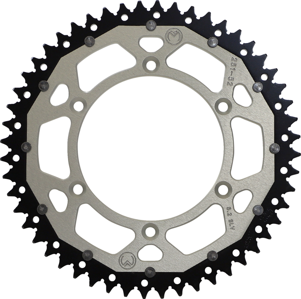 Dual Sprocket - Silver - 52 Tooth - Lutzka's Garage