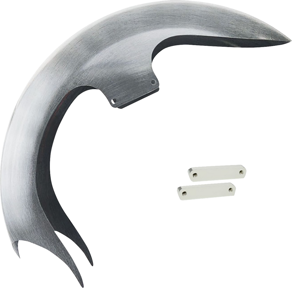 Talon Front Fender - 23" Wheel - With Chrome Fender Adapters - Touring Models