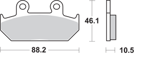 HS Brake Pads - Honda - 647HS