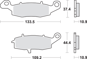 LS Brake Pads - Kawasaki/Suzuki - 886LS