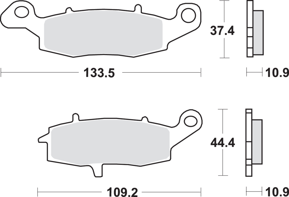 LS Brake Pads - Kawasaki/Suzuki - 886LS