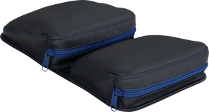 Kaliber Dash Pouch - Black with Blue Zipper