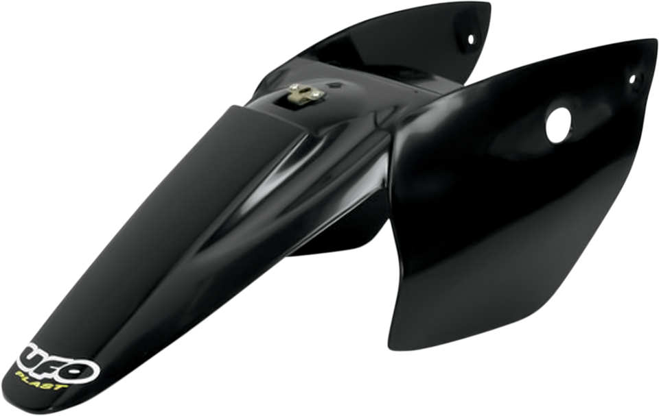 Rear Fender - With Side Panels - Black - Lutzka's Garage