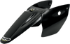 Rear Fender - With Side Panels - Black - Lutzka's Garage