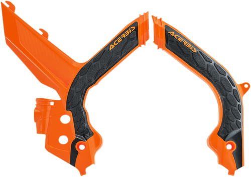 X-Grip Frame Guards - 16 Orange/Black - KTM