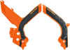 X-Grip Frame Guards - 16 Orange/Black - KTM