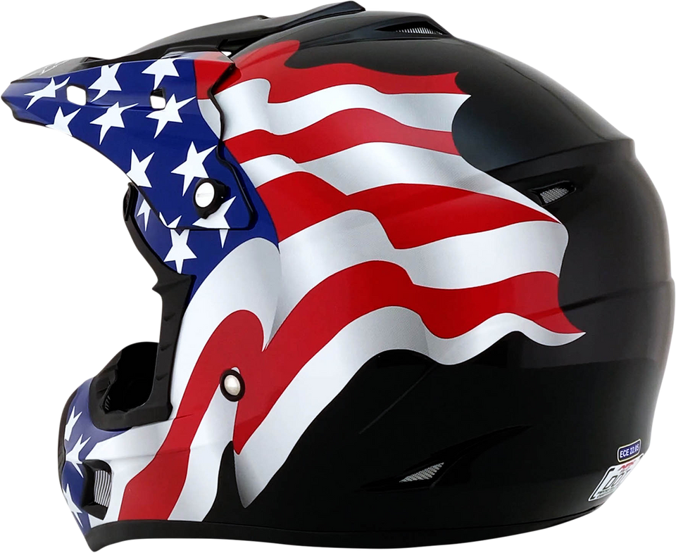 FX-17 Helmet - Flag - Black - 3XL - Lutzka's Garage