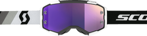 Fury Goggle - Premium Black/White - Purple Chrome