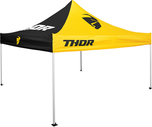 Replacement Canopy Top - 10 x 10 - Black/Yellow - Lutzka's Garage