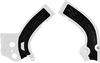 X-Grip Frame Guards - White/Black - YZ 250F/450F - Lutzka's Garage