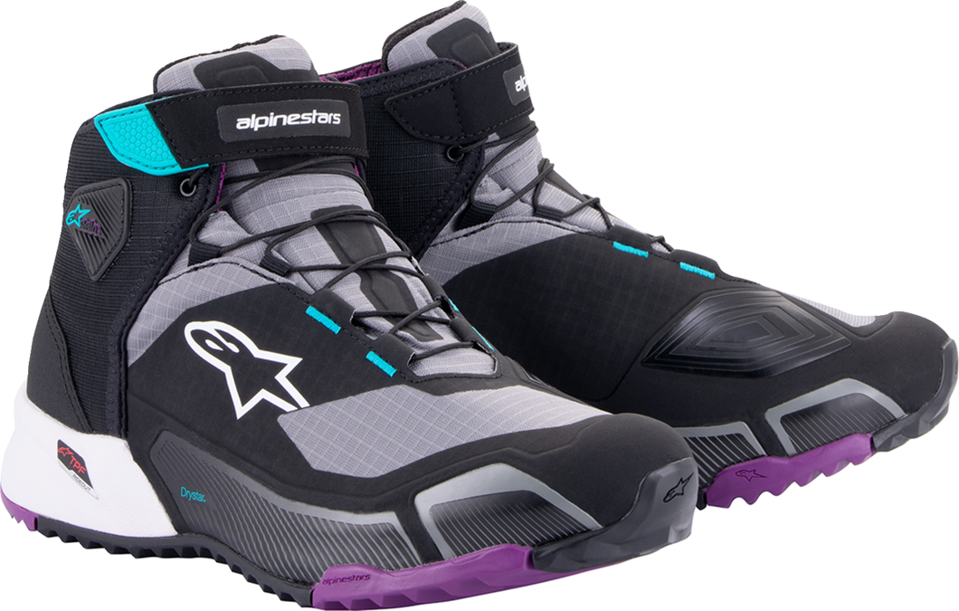 Stella CR-X Drystar® Shoes - Black/Gray/Teal/Purple - US 5.5