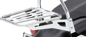 Sissy Bar Luggage Rack - Chrome - Tubular - Lutzka's Garage