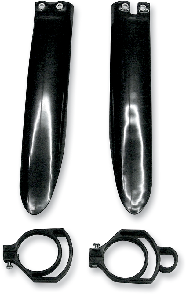 Fork Slider Protectors - Black - KX80/85 - Lutzka's Garage