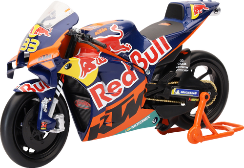 Red Bull KTM MotoGP Bike - Brad Binder - 1:12 Scale - Red/Blue/Orange