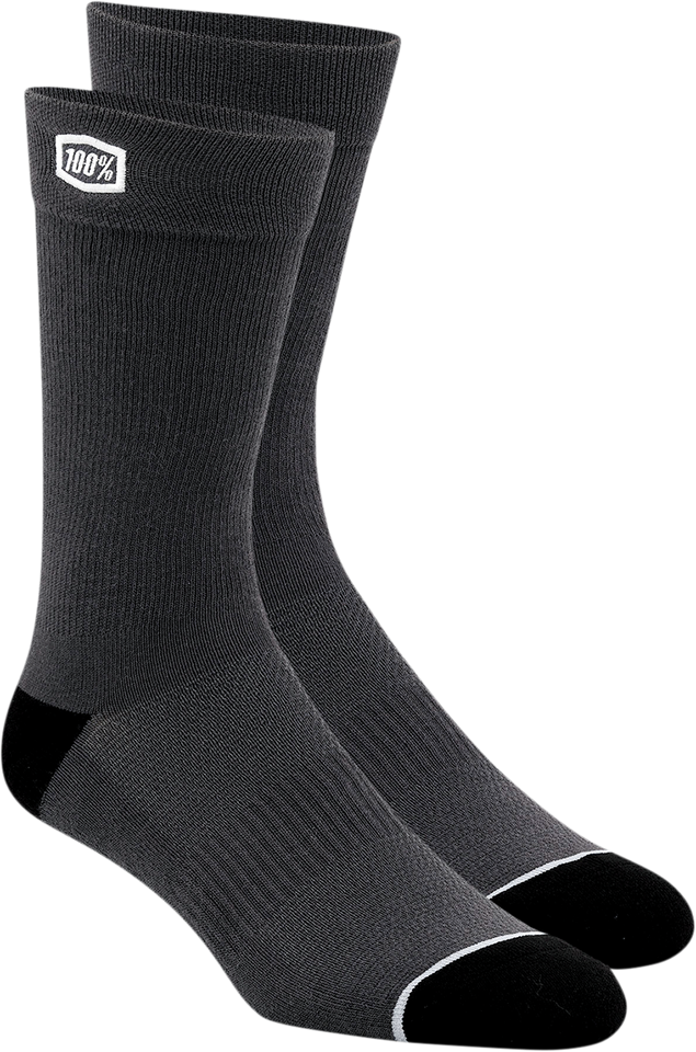 Solid Socks - Gray - Small/Medium - Lutzka's Garage