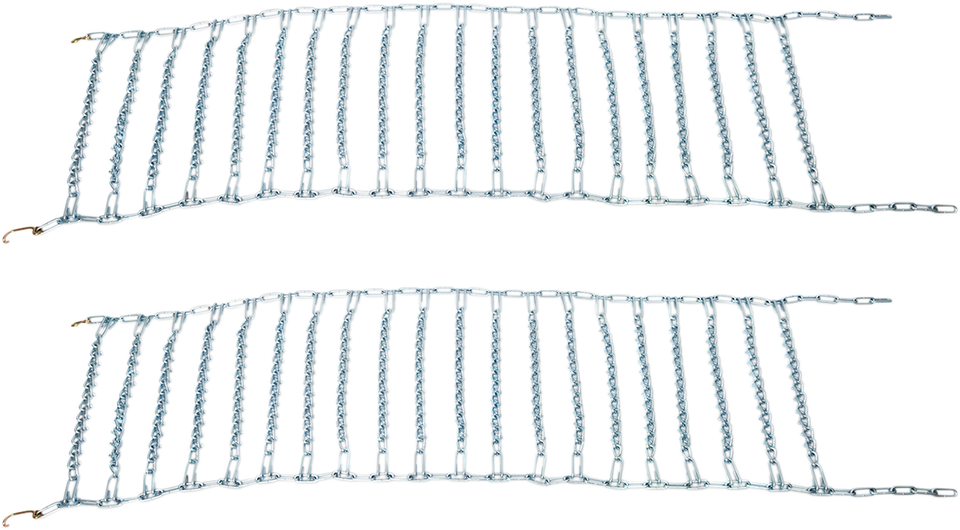 Tire Chains - V-Bar - 2 Space - 16" W x 59" L - Pair