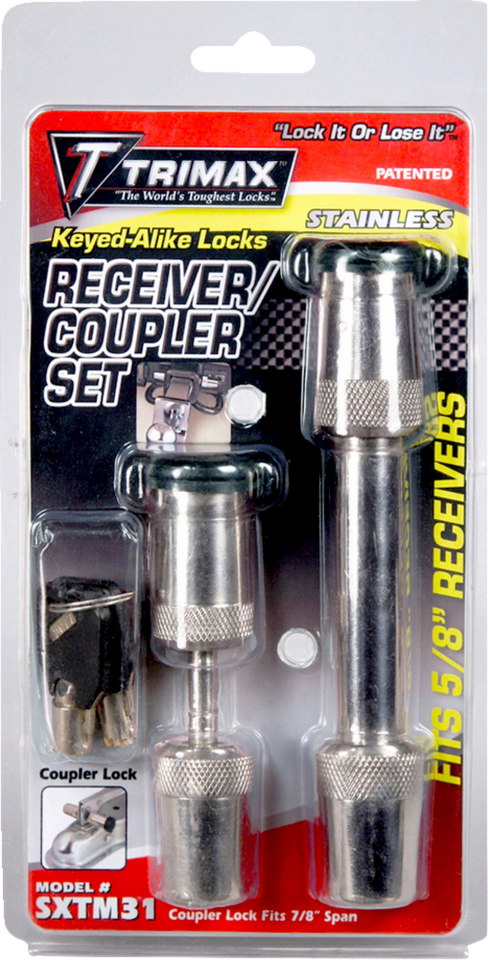 Coupler and Receiver Lock - 7/8" - Lutzka's Garage