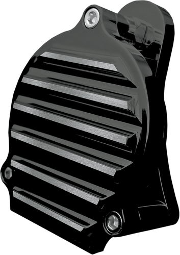 Billet Aluminum Horn - Finned - Black - Lutzka's Garage