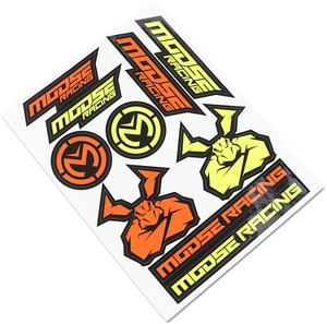 S2 Decal - Moose Racing - Yellow/Orange