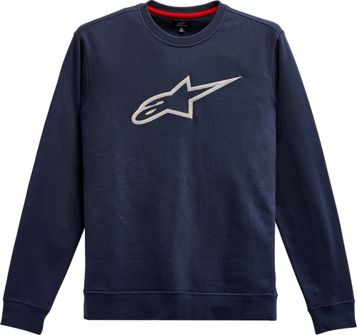 Ageless Crew Fleece - Navy/Grey - Medium - Lutzka's Garage