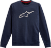 Ageless Crew Fleece - Navy/Grey - Medium - Lutzka's Garage