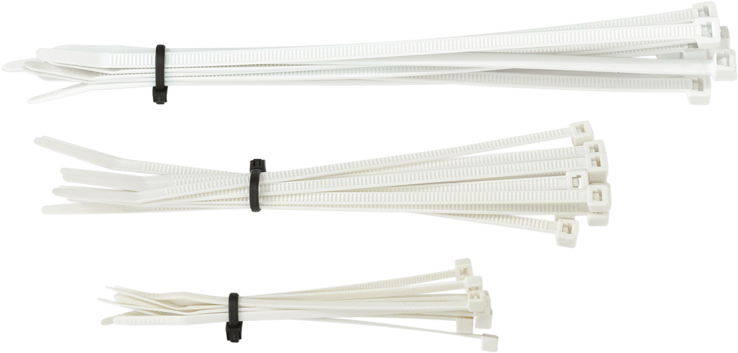 Cable Ties - White - 30-Pack - Lutzka's Garage