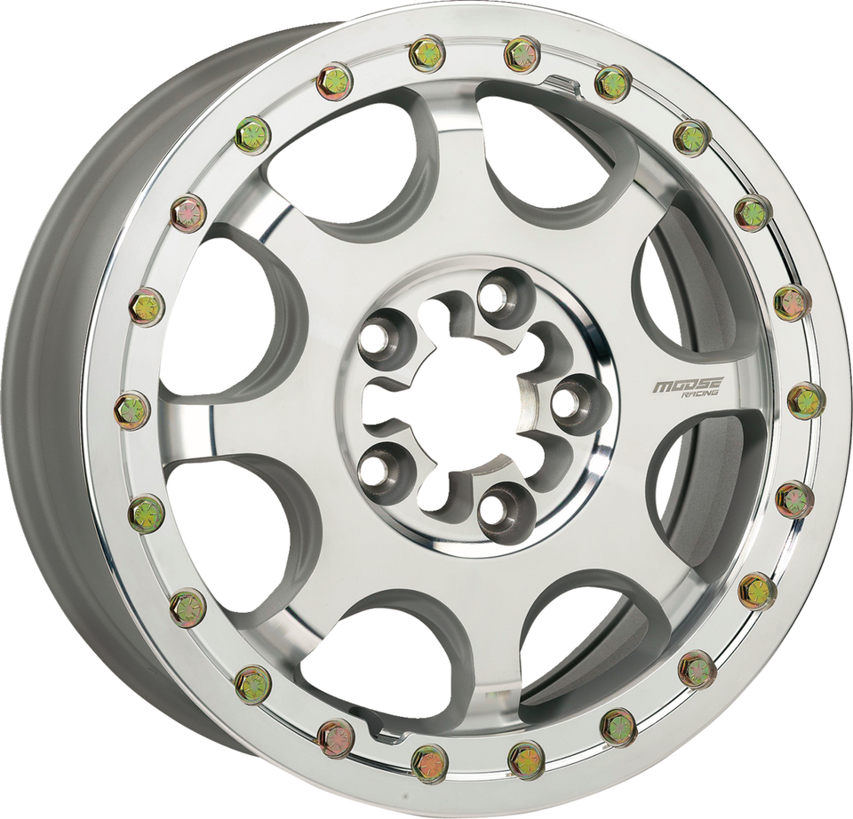 Wheel - 351X 5-Lug Beadlock - Front/Rear - Machined - 15x7 - 5/4.5 - 5+2