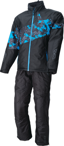 Pivot 7 Jacket - Camo Black/Blue - Small - Lutzka's Garage