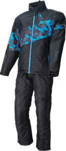 Pivot 7 Jacket - Camo Black/Blue - Small - Lutzka's Garage