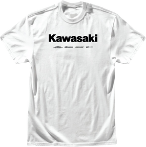 Kawasaki Racing T-Shirt - White - Large - Lutzka's Garage