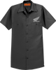 Honda Work Shirt - Charcoal - Small - Lutzka's Garage